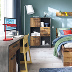 Brooklyn single bed 90cm in walnut