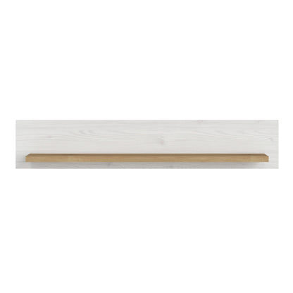 celesto shelf in white and oak