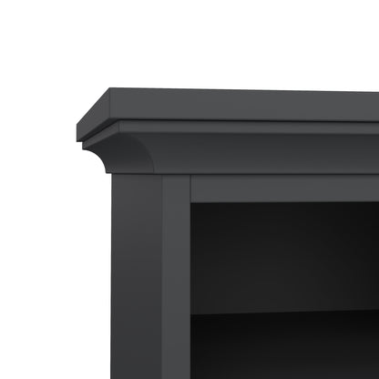 paris bedside 2 drawers in matt grey