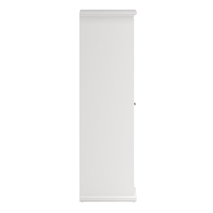 paris wardrobe with 2 doors in white