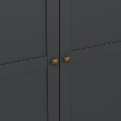 paris chest of 4 drawers in matt grey