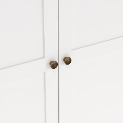 paris wardrobe with 2 doors in matt grey