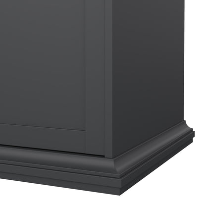 paris chest of 6 drawers in matt grey