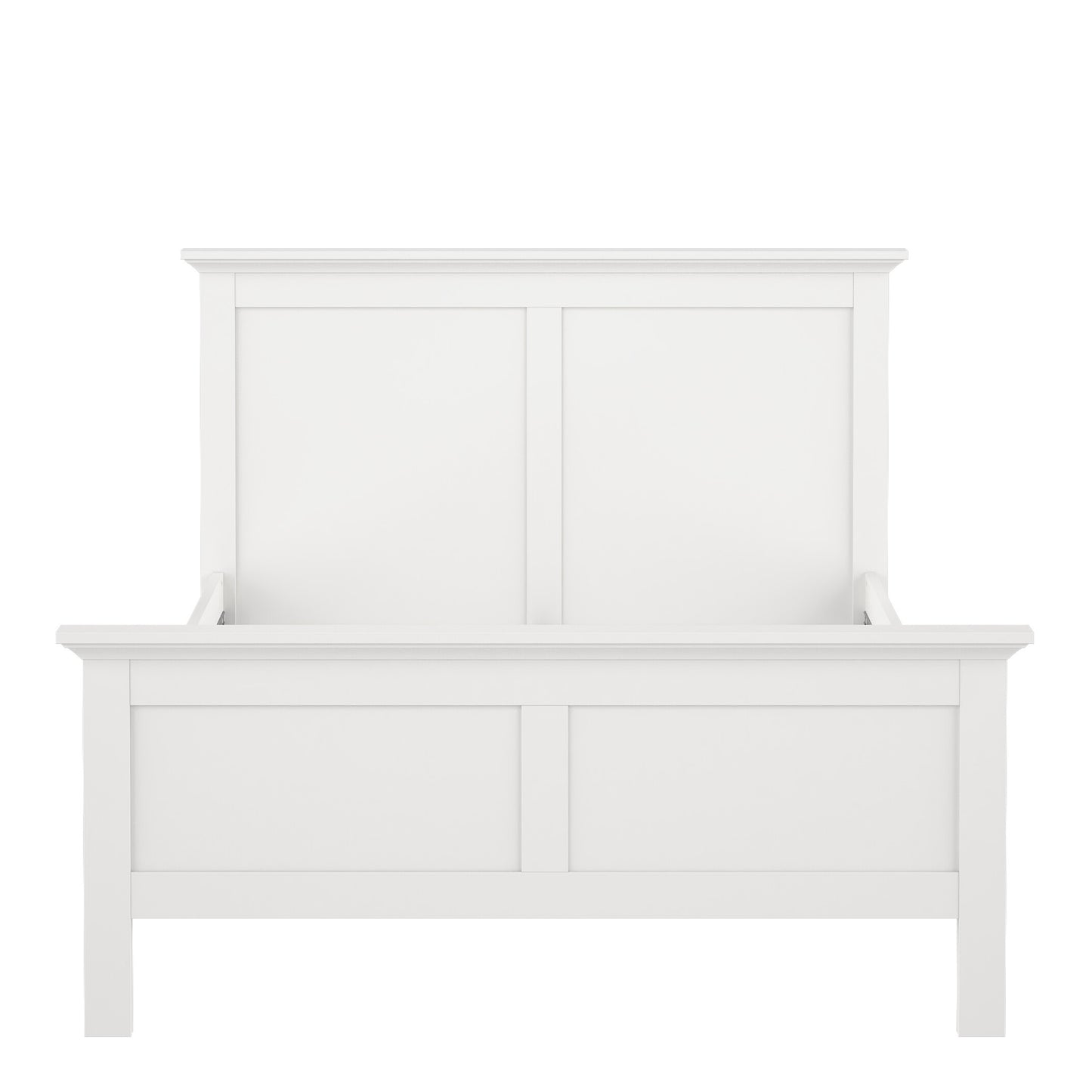 paris double bed (140 x 200) in white