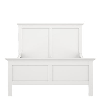 paris double bed (140 x 200) in white