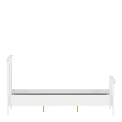 paris double bed (140 x 200) in white