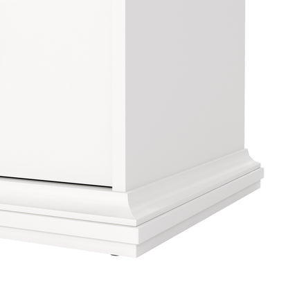 paris double bed (140 x 200) in white