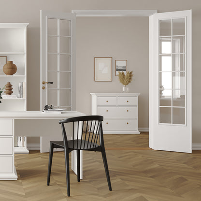 paris chest of 4 drawers in white