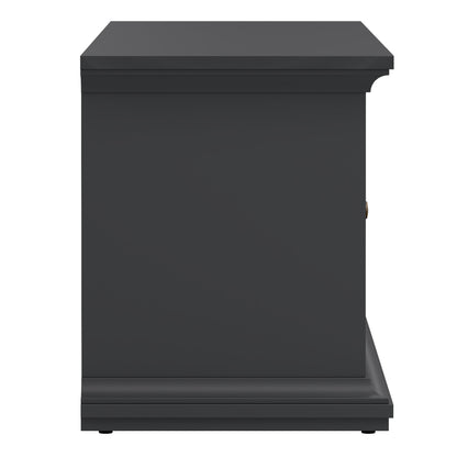 paris tv-unit 2 frame doors in matt grey