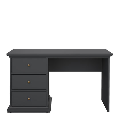 paris desk in matt grey