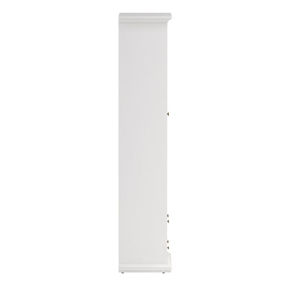 paris china cabinet in white
