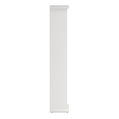paris tall bookcase in white