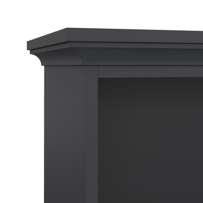 paris tall bookcase in matt grey