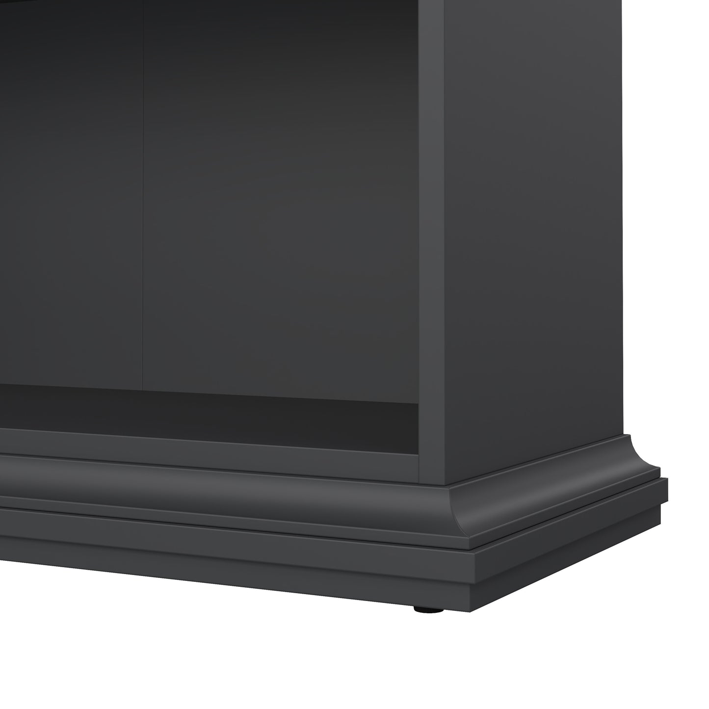 paris tall bookcase in matt grey
