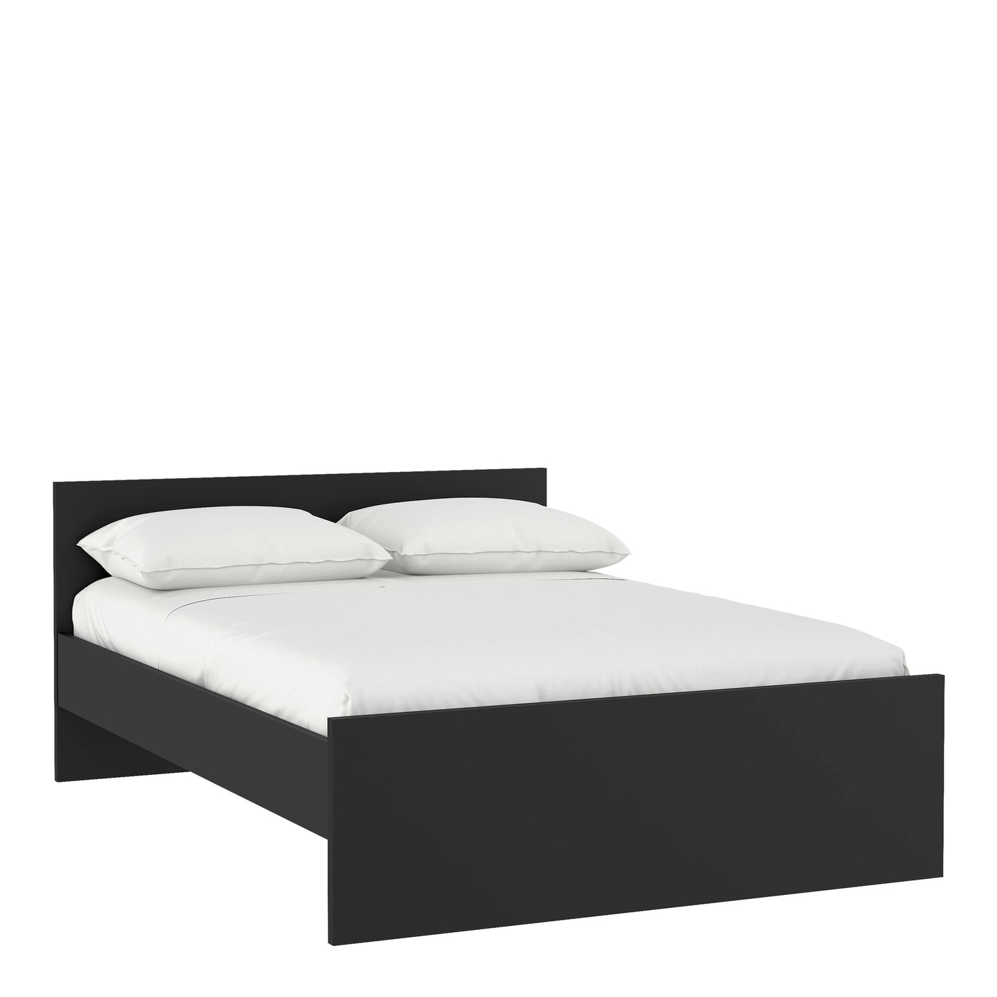 naia double bed 4ft6 (140 x 190) in black matt