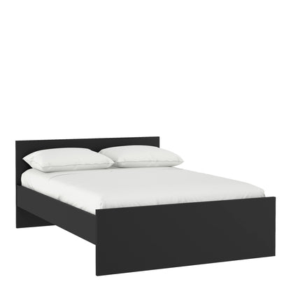 naia double bed 4ft6 (140 x 190) in black matt