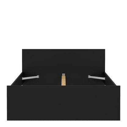 naia double bed 4ft6 (140 x 190) in black matt