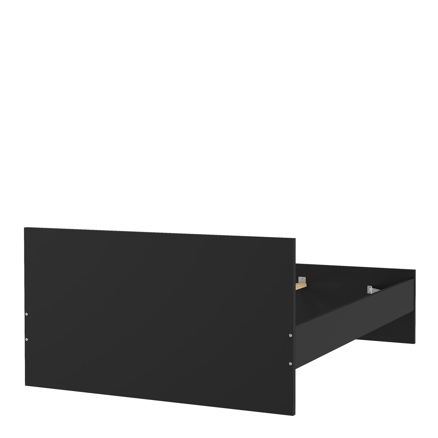 naia double bed 4ft6 (140 x 190) in black matt