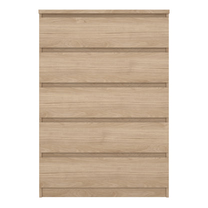 naia chest of 5 drawers in jackson hickory oak