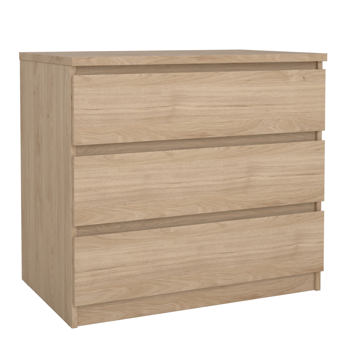 naia chest of 3 drawers in jackson hickory oak