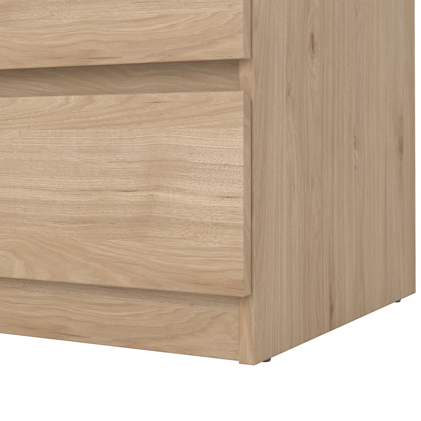 naia chest of 3 drawers in jackson hickory oak