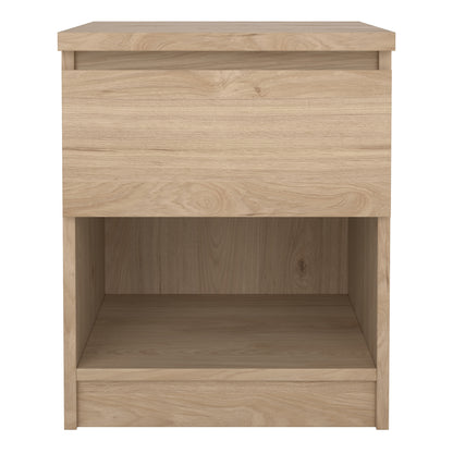 naia bedside 1 drawer 1 shelf in jackson hickory oak