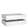 Naia set of 2 underbed drawers (for single or double beds) in white high gloss