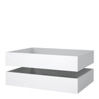 Naia set of 2 underbed drawers (for single or double beds) in white high gloss