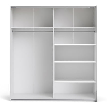 verona set of shelves - wide (for 180cm wardrobe) in white