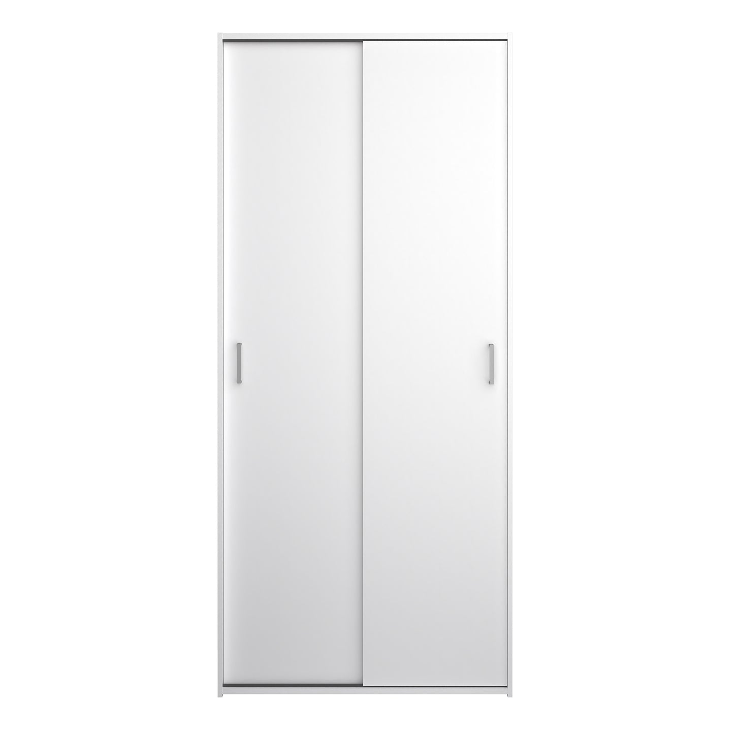Space wardrobe with 2 sliding doors - White