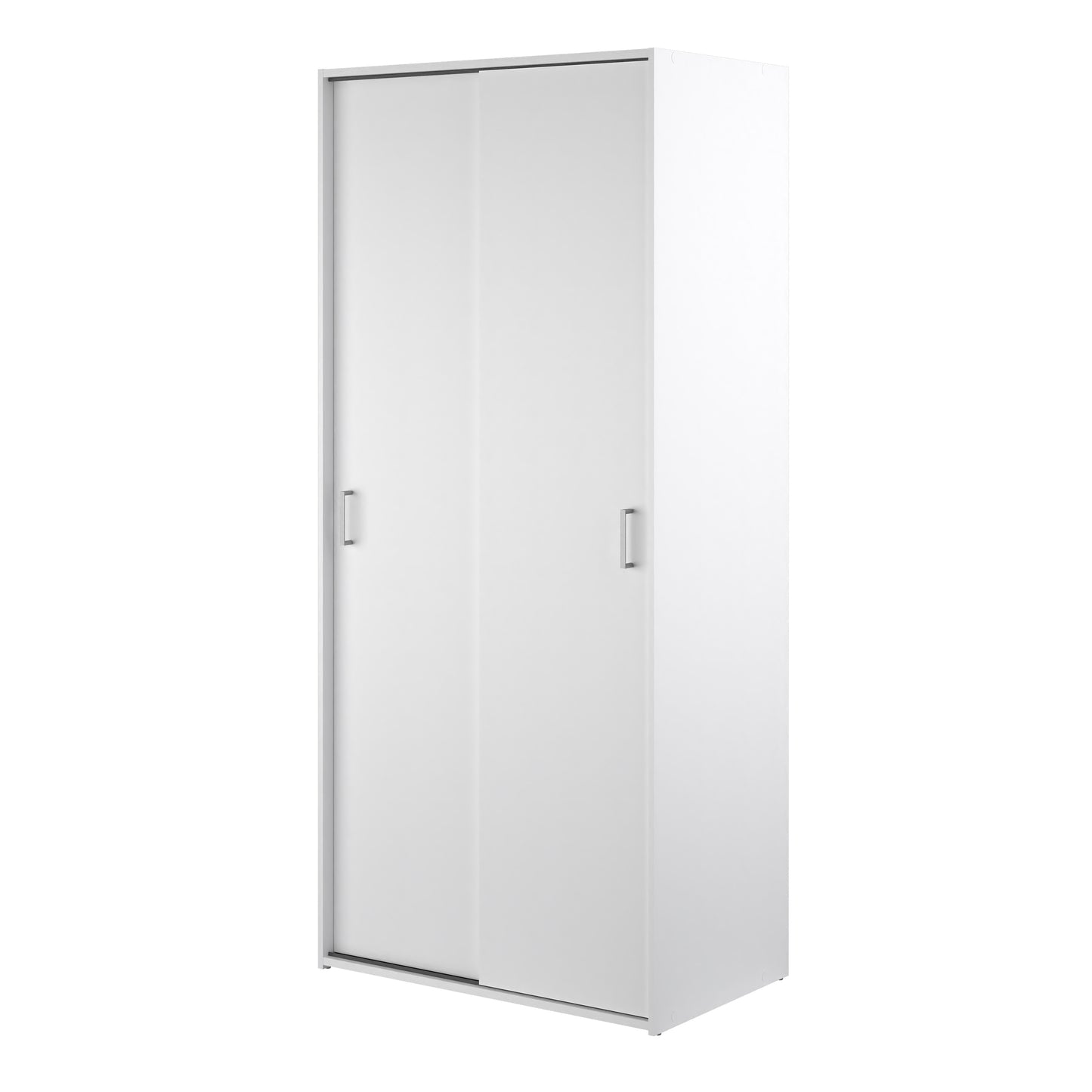 Space wardrobe with 2 sliding doors - White