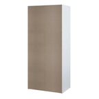 Space wardrobe with 2 sliding doors - White