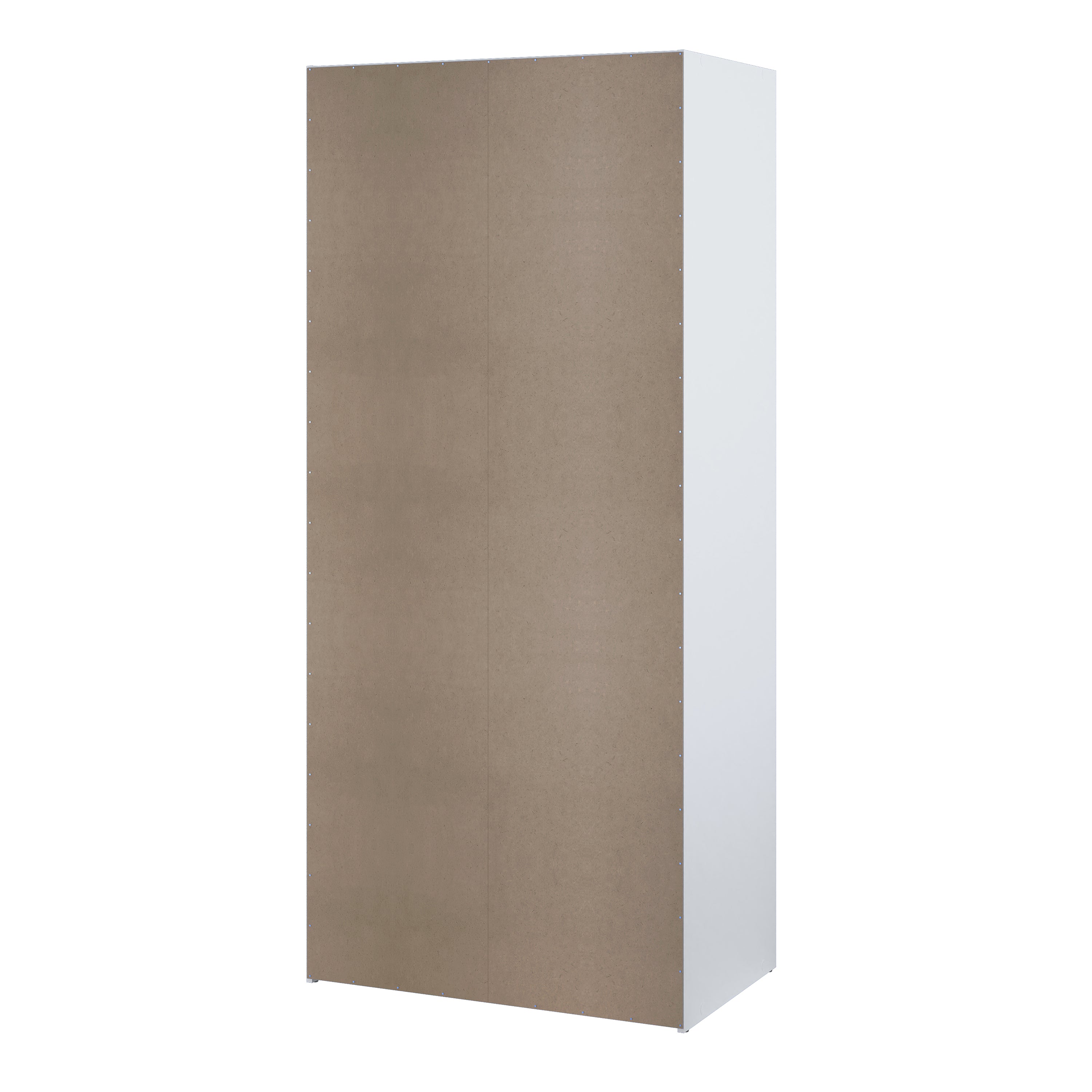 Space wardrobe with 2 sliding doors - White