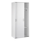 Space wardrobe with 2 sliding doors - White