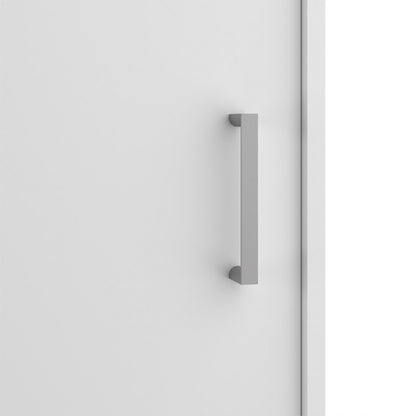 Space wardrobe with 2 sliding doors - White