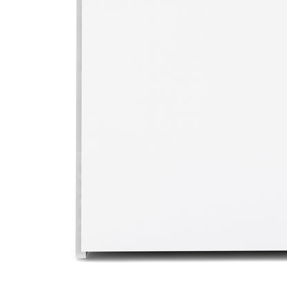space wardrobe 3 doors 3 drawers in white 2000