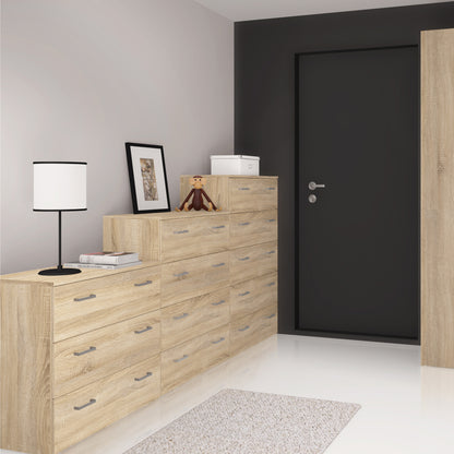 space chest of 3 drawers in oak
