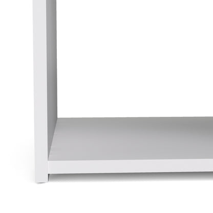 space bedside 1 drawer in white