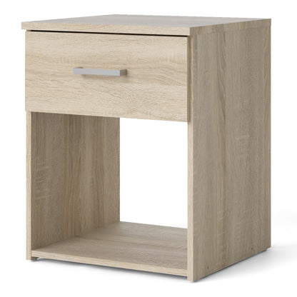 space bedside 1 drawer in oak