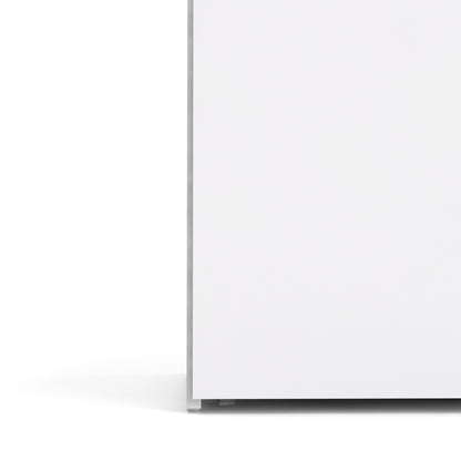 space wardrobe 2 doors 3 drawers in white 2000