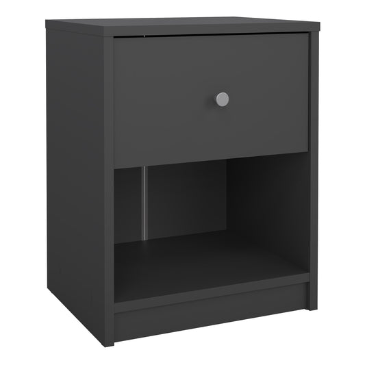 may bedside 1 drawer in grey