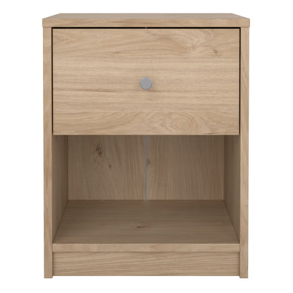 may bedside 1 drawer in jackson hickory oak