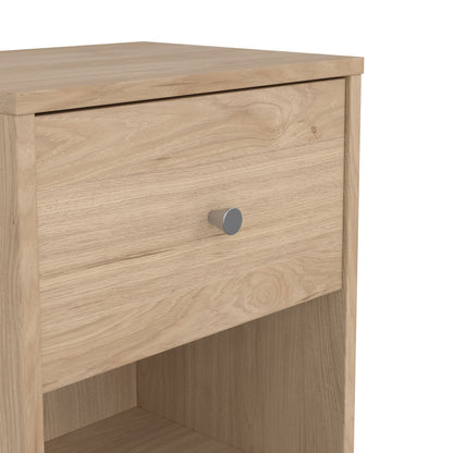 may bedside 1 drawer in jackson hickory oak