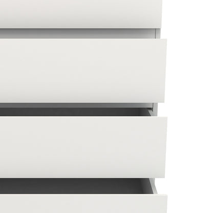 nova chest of 5 drawers in white