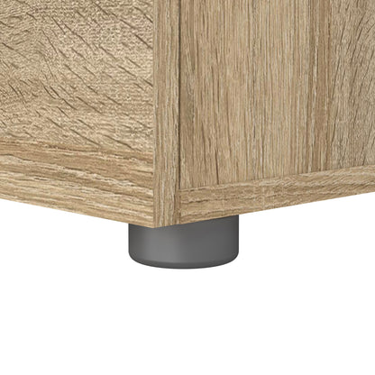 pepe bedside 2 drawers in oak