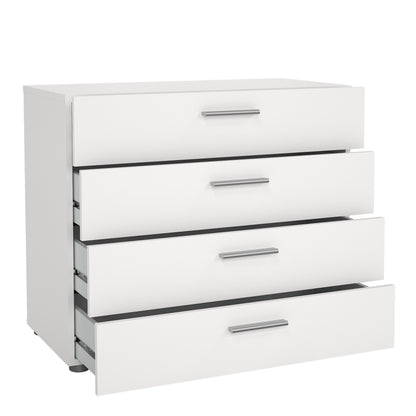 pepe chest of 4 drawers in white