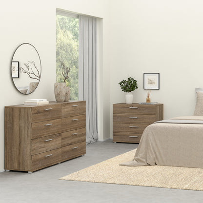 pepe chest of 4 drawers in truffle oak