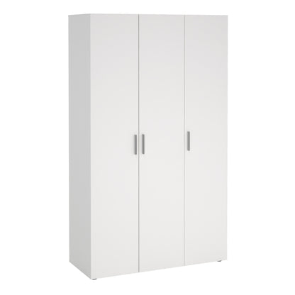 pepe wardrobe with 3 doors in white