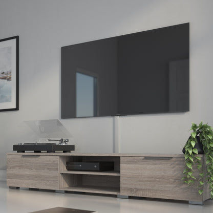 match tv unit 2 drawers 2 shelf in truffle oak