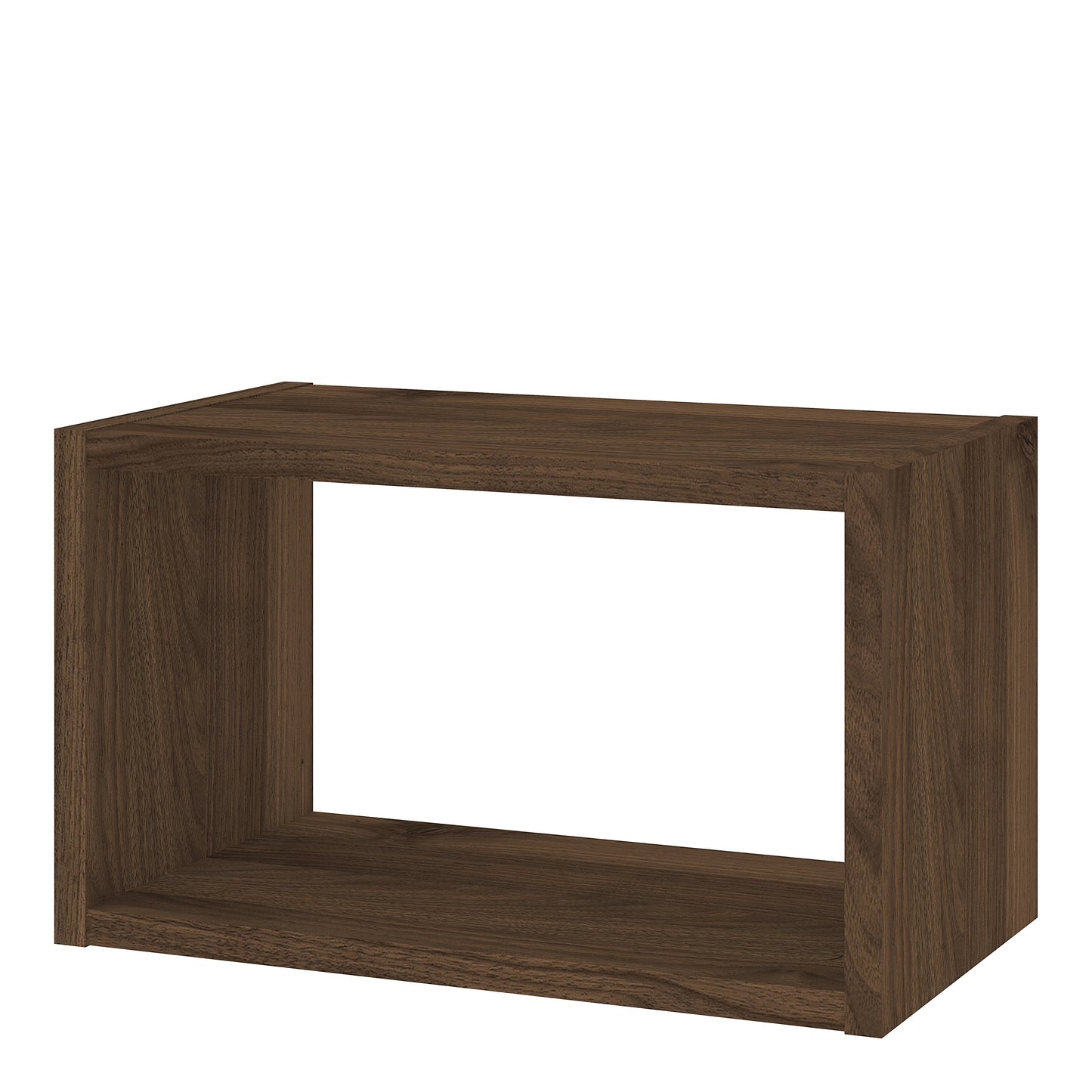 roomers wall shelf unit in walnut
